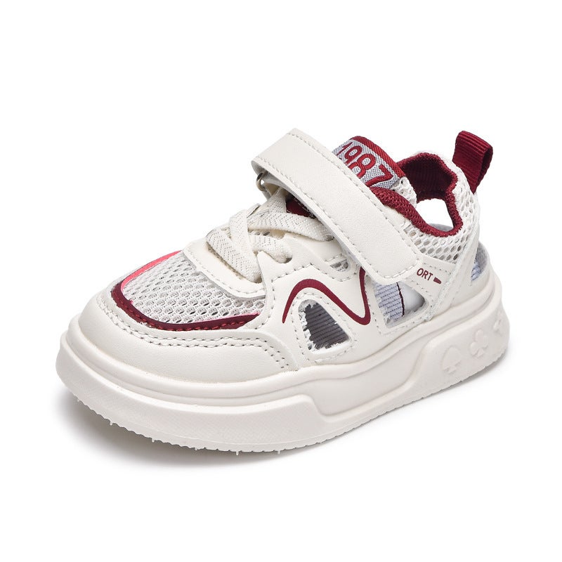 Mesh Sneakers Lightweight Flexible Sole Walking Shoes For Kids Indoor And Outdoor Activities - Image 1