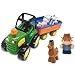 Kiddieland Light Sound Farm Tractor Playset Motorized Tractor with Trailer 5 Animal Figures with Real Sounds Farmer Ages 1 Toddler Interactive Toy - Image 3