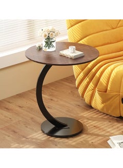 Light luxury movable mini small table round coffee table for small apartments