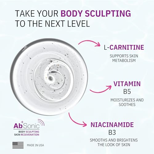 Absonic Sculpt Firming Cavitation Conductive Gel Toning Gel Enriched with LCarnitine Vitamin B5 for Body Cavitation Sculpting Tightening Devices 85oz Bottle Made in USA - Image 3