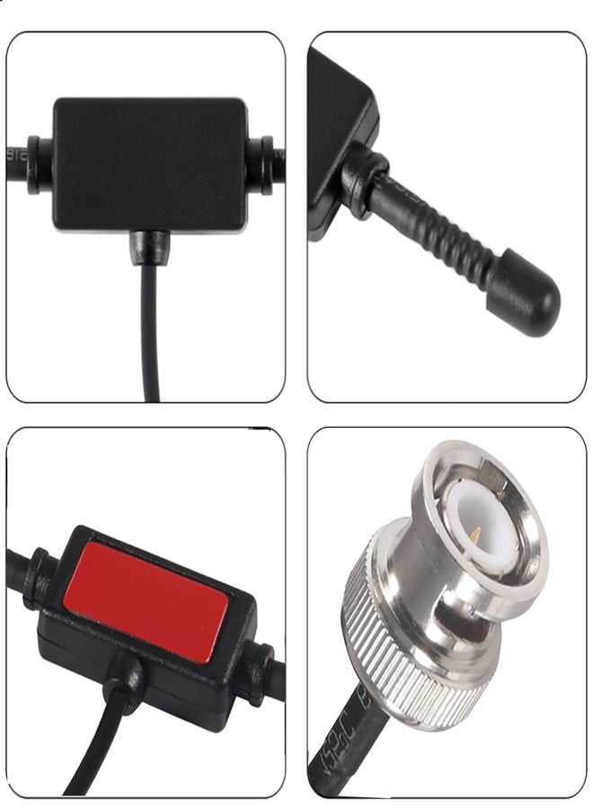 AEDIKO Police Radio Scanner Antenna Car Truck Adhesive Mount Ham Radio Mobile Scanner Antenna VHF UHF 20-1300MHz BNC Male Antenna - Image 2