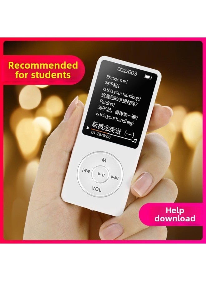 Mp3 Walkman Students MP4 Plug-in Card To Learn English Music Player Portable Small Cute Novel-Body Color:Black 【can Be Placed Outside/carded】-Memory Capacity:【16g Memory】 Free Full Set Of Accessories - Image 2