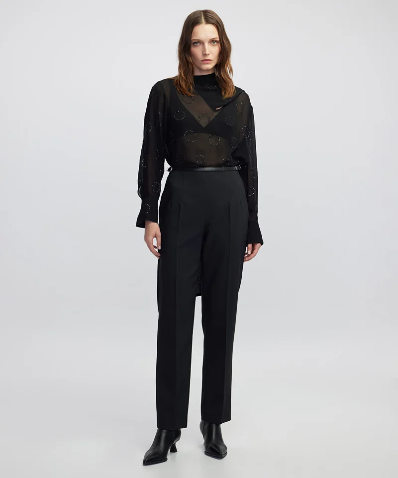Ipekyol Belted Carrot Fit Trousers