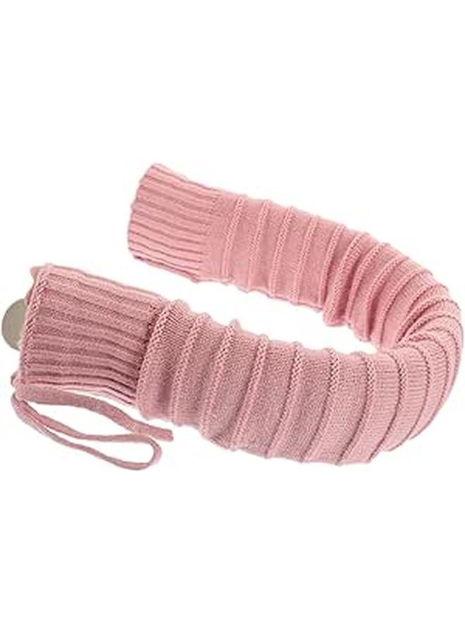 U Shaped Hot Water Bag With Knitted Sleeve For Neck Pain Relief Warm Compress Random Color - Image 1