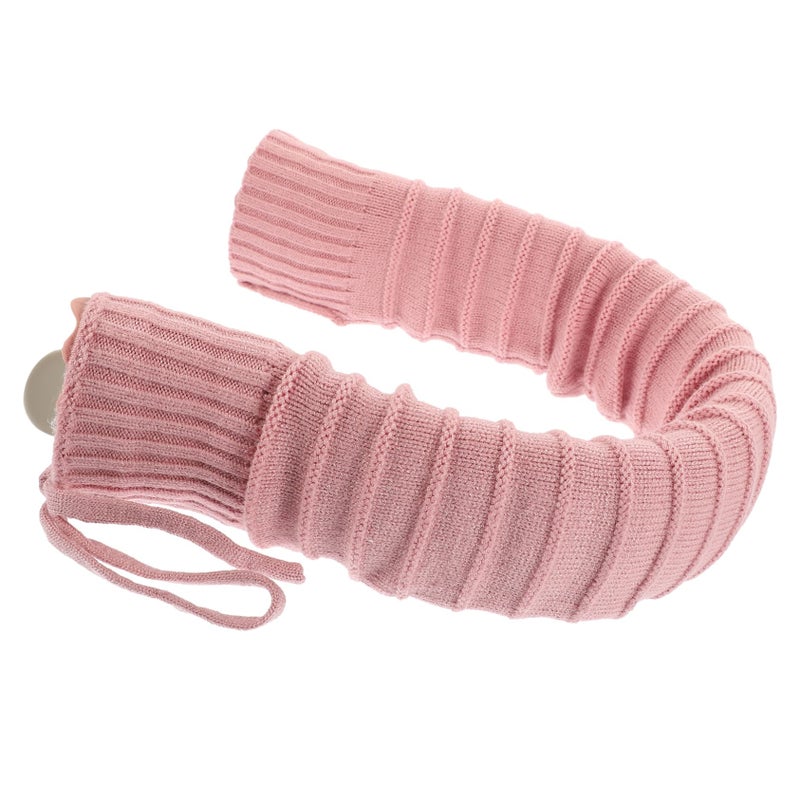 U Shaped Hot Water Bag With Knitted Sleeve For Neck Pain Relief Warm Compress Random Color - Image 2