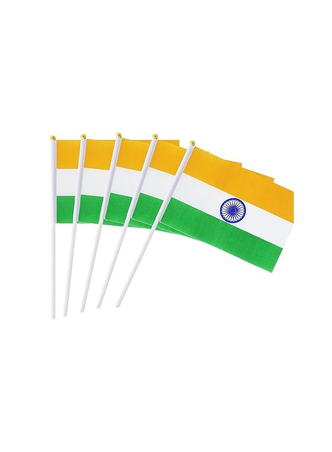PRINTSHOP4ME Set of 10 Hand-Held Mini Country Flags - Perfect for Parades - Festivals and Party Decorations - Party Favors and Event Supplies - Image 1