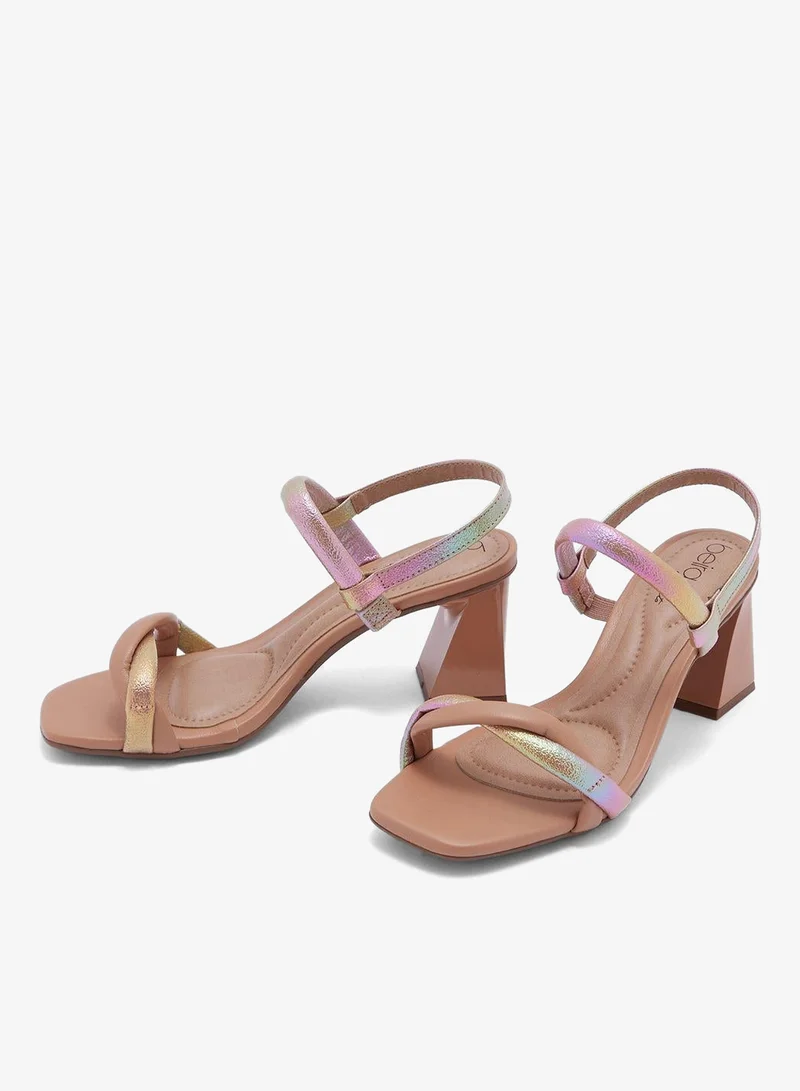 Beira Rio Nude Sandals for Women with Back Strap – Stylish & Supportive sling Back Ladies Sandals for Women | Best Price UAE