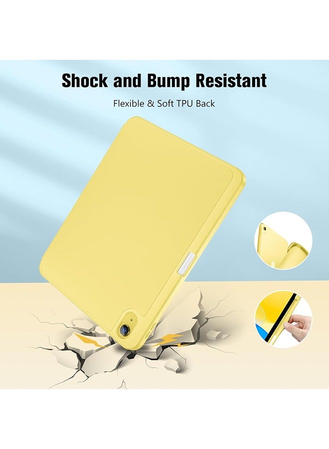 DUSALA Pro Case Hybrid Case for iPad 11" (A16) 11th Gen 2025 | 10.9" 10th Gen 2022 – Pencil Holder, Soft TPU Back, Touch ID Support, Auto Wake/Sleep - Image 4