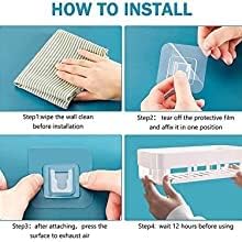 Hetvin Plastic Self-Draining Corner Shelf for Kitchen/Bathroom - Wall Mounted Triangle Storage Rack with Adhesive Mount - Waterproof & Rustproof Organizer for Soap, Sponge & Bottles - Image 3