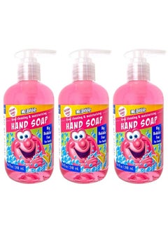 Mr. Bubble Kids Moisturizing Hand Soap Gentle Sensitive Skin Formula Enriched With Nourishing Aloe Vera Original Bubble Scent (Pack Of 3 Bottles 8.4 Fl Oz Each)  - Image 1