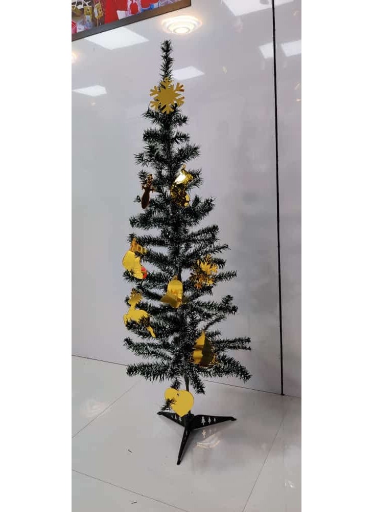Lazybeee LAZYBEEE Beautiful 10 pcs Acrylic Christmas Tree Decoration Ornaments Set for Tree Decorations Christmas Decorations Items Balls Bells Gifts Drums StarsSanta Claus  - Image 1