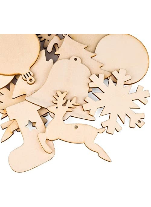 Lazybeee LAZYBEEE Beautiful 10 pcs Acrylic Christmas Tree Decoration Ornaments Set for Tree Decorations Christmas Decorations Items Balls Bells Gifts Drums StarsSanta Claus  - Image 4