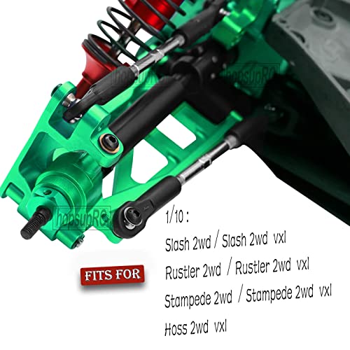 hopsupRC Stainless Steel Rear Drive Shaft CVD Front Axles Upgrades Part for 110 Slash 2WD VXLRustler 2WD VXLStampede 2WD VXLHoss 2WD VXL Upgrades More Powerful Black - Image 5