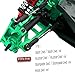 hopsupRC Stainless Steel Rear Drive Shaft CVD Front Axles Upgrades Part for 110 Slash 2WD VXLRustler 2WD VXLStampede 2WD VXLHoss 2WD VXL Upgrades More Powerful Black - Image 4
