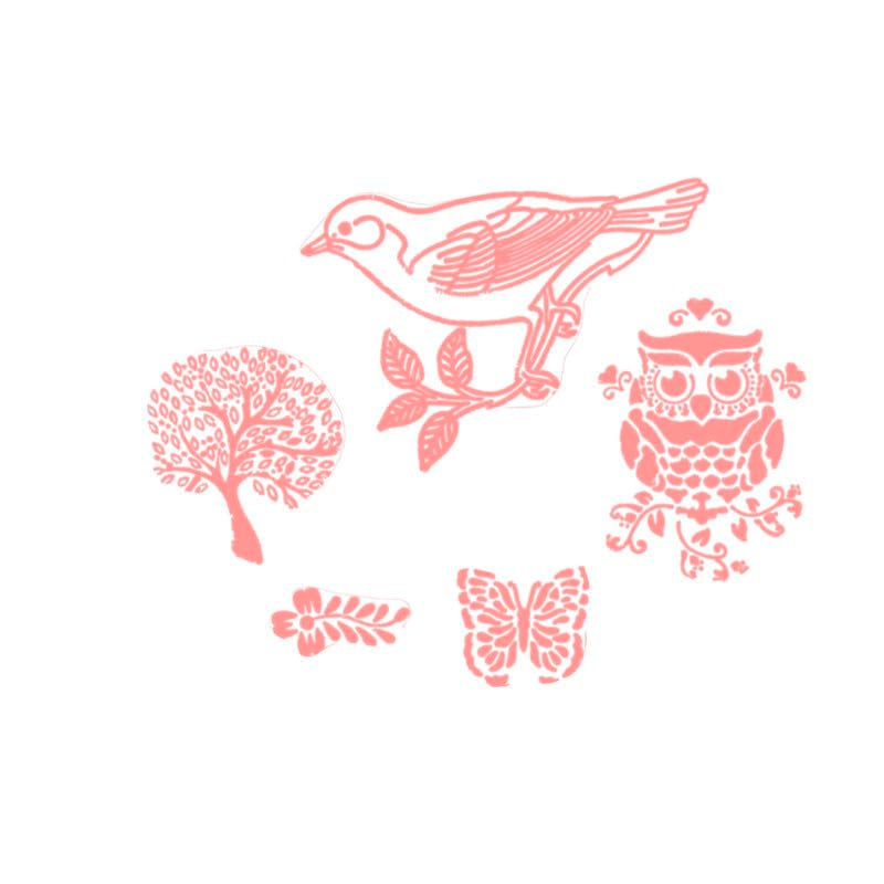 TWOGRAMS | Set of 5 | Wooden Indian Traditional Design Printing Stamps/Blocks for Printing Saree Border/Dresses/Craft Card Making/Scrapbook/Clay Pottery - Image 3