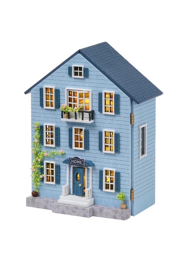 Kisoy Romantic and Cute Dollhouse Miniature DIY House Kit Creative Room Perfect DIY Gift for Friends, Lovers and Families (Molan House) - Image 5