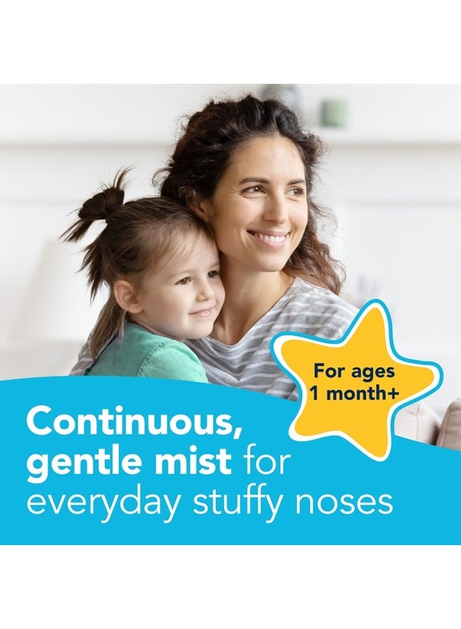 Vicks Sinex Kids Saline Easy Mist, Drug Free Saline, Ages 1 Month+, Gently Clears and Soothes Everyday Stuffy Noses, Safe for Daily Use, 1.7 OZ - Image 3
