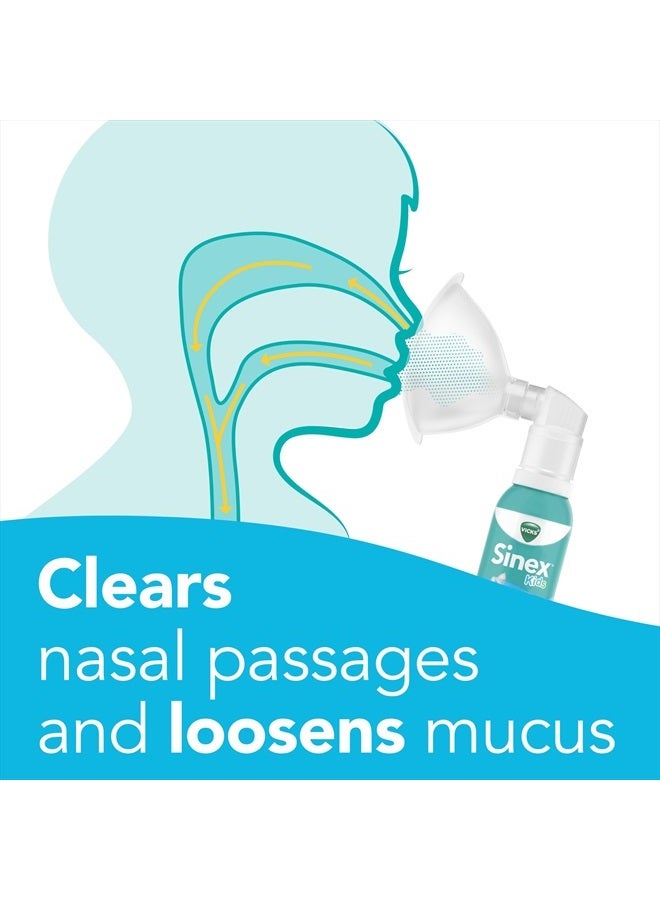 Vicks Sinex Kids Saline Easy Mist, Drug Free Saline, Ages 1 Month+, Gently Clears and Soothes Everyday Stuffy Noses, Safe for Daily Use, 1.7 OZ - Image 4