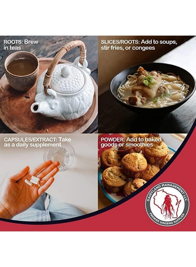 Dairyland Management LLC Red Panax Ginseng Powder with Natural Ginsenosides (4 oz)- Supports Healthy Energy, Vitality, Mood and More, Korean Panax Ginseng Root Powder for Smoothies, Coffee or Drinks (1 Pack) - Image 5