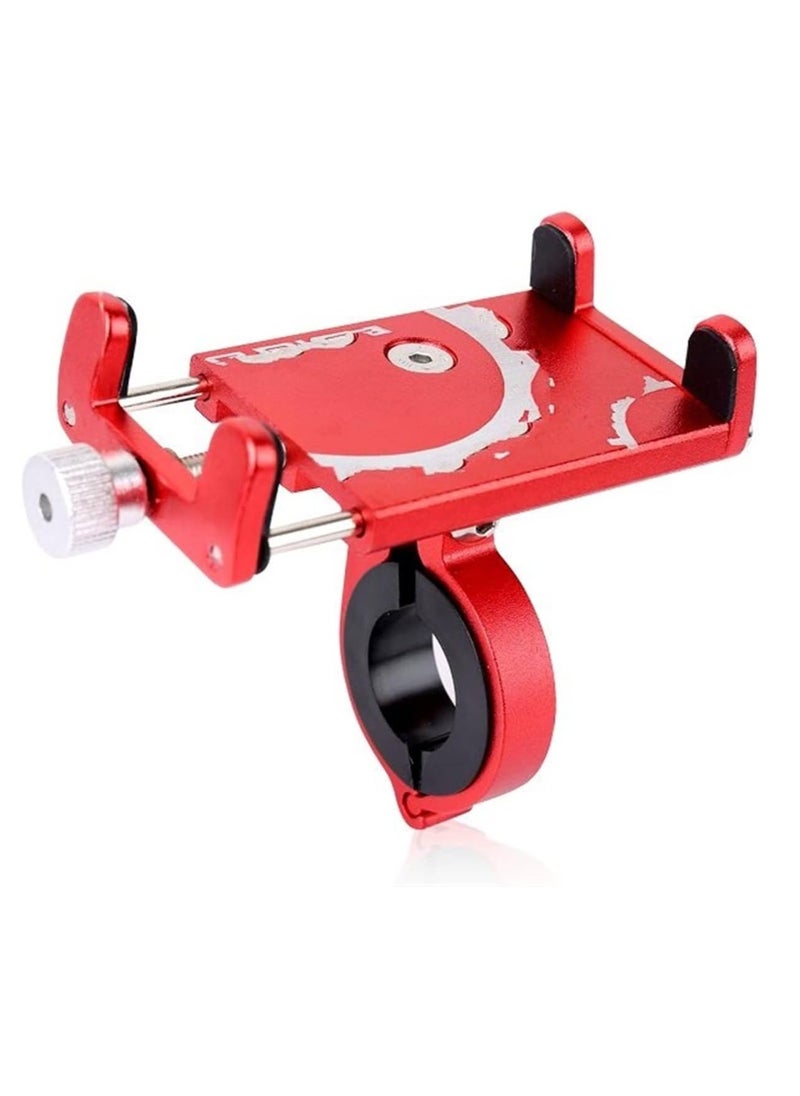 Generic Shockproof Aluminum Mobile Holder for Bikes, Motorcycles & Scooters - Adjustable & Lightweight  - Image 2