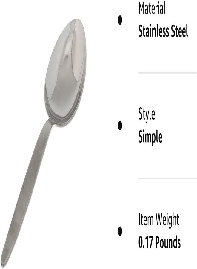 BNAZIND Chef Kunz Slotted and Regular Spoon Set | Pack of 2 | 18/10 Stainless Steel | 9 Inch Cooking Dinner Serving Basting Quenelle Chef Spoons - Image 5