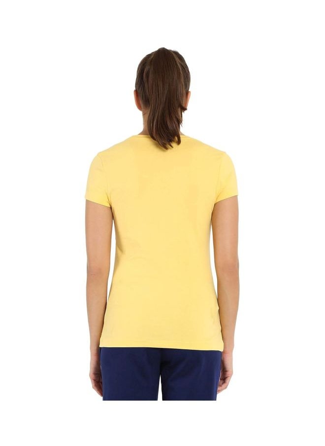 JOCKEY - Jockey Women Cotton Round Neck T Shirt 1515 0105 BACRM Banana Cream Large - Image 1