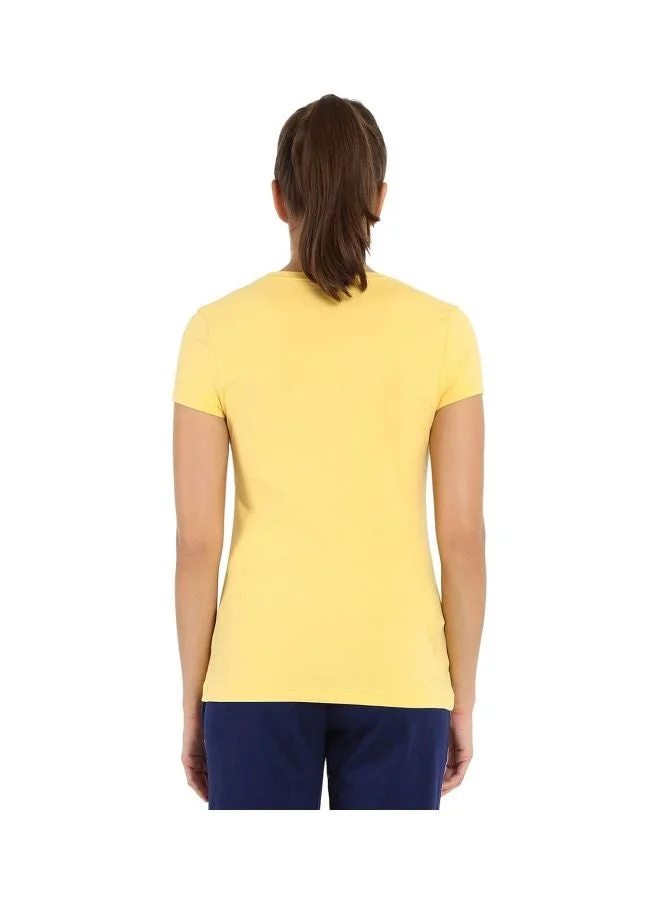 Jockey Banana Cream Women Cotton Round Neck T Shirt 1515 0105 BACRM Banana Cream Large for Women | Best Price UAE