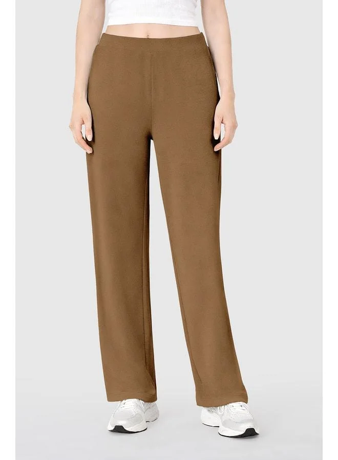 Soft-textured modal pants.