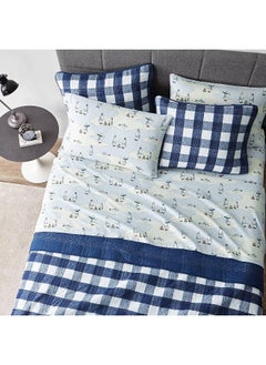 Eddie Bauer Eddie Bauer - Full Sheets, Cotton Flannel Bedding Set, Brushed for Extra Softness, Cozy Home Decor (Skating Penguin, 4 pcs, Full)  - Image 3