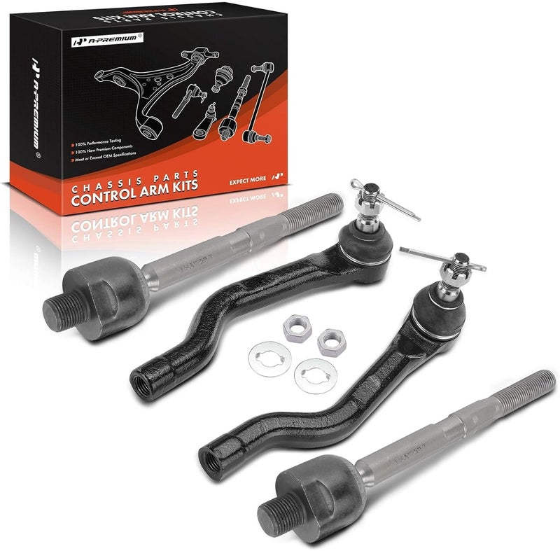 A-Premium Front Inner & Outer Tie Rod End Kit - Image 1