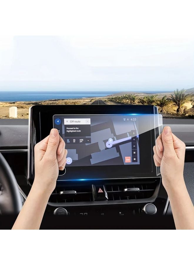 2023 2024 2025 Corolla 8 Inch Navigation Touchscreen 9H Tempered Glass Protector Film - Image 4