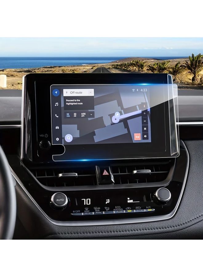 2023 2024 2025 Corolla 8 Inch Navigation Touchscreen 9H Tempered Glass Protector Film - Image 2