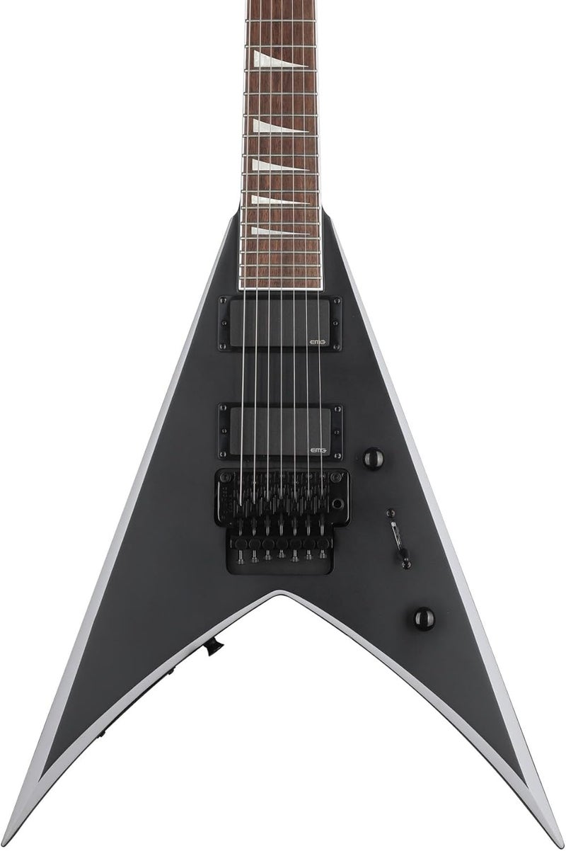 Jackson X Series King V KVXMG7 Electric Guitar  Satin Black with Primer Gray Bevels