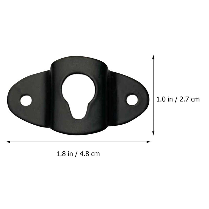 10 Pack Iron Speaker Wall Mount Hanger Plate Connectors for Home and Outdoor Audio - Image 3
