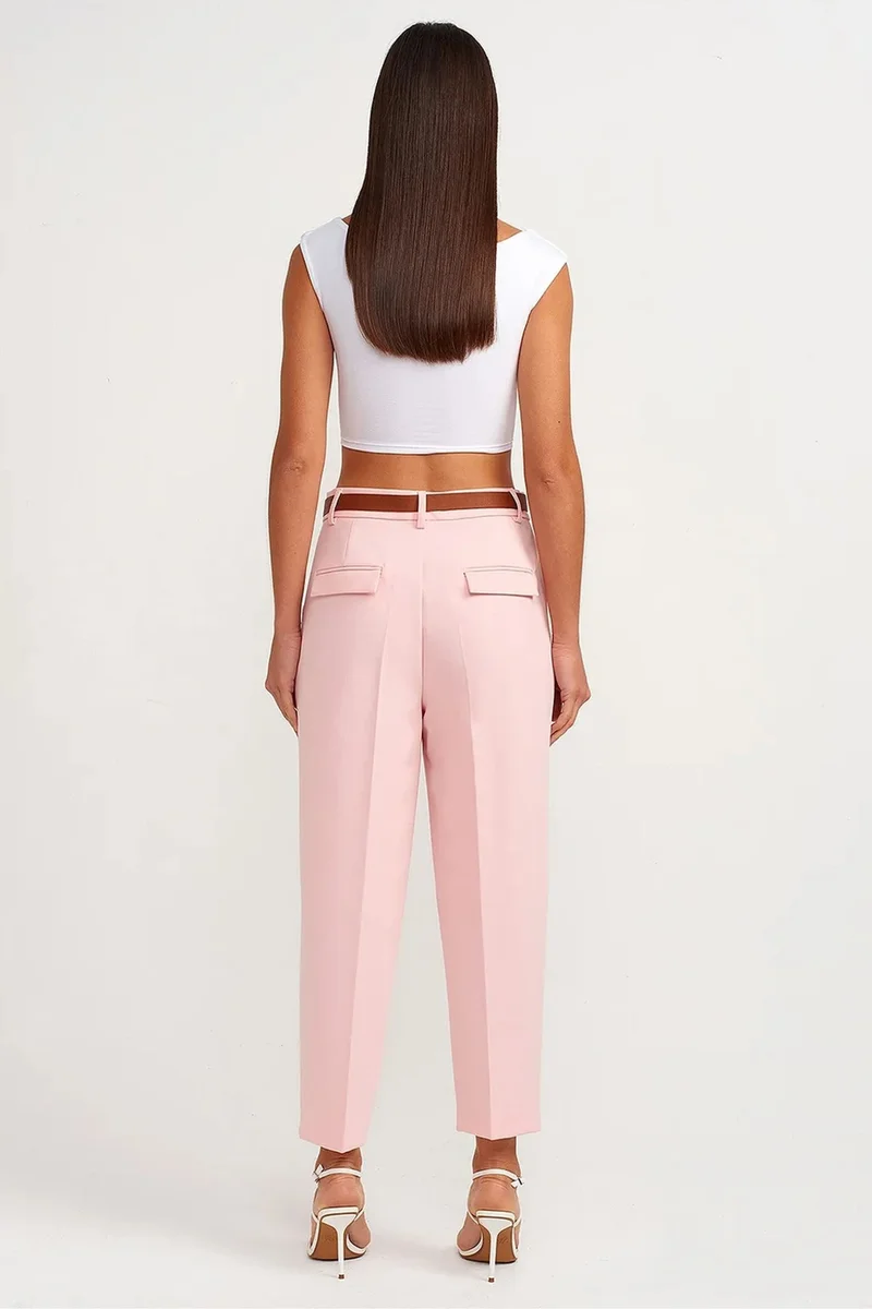 Dilvin Blush Pink DILVIN Women’s Straight-Leg Pants for Women | Best Price UAE