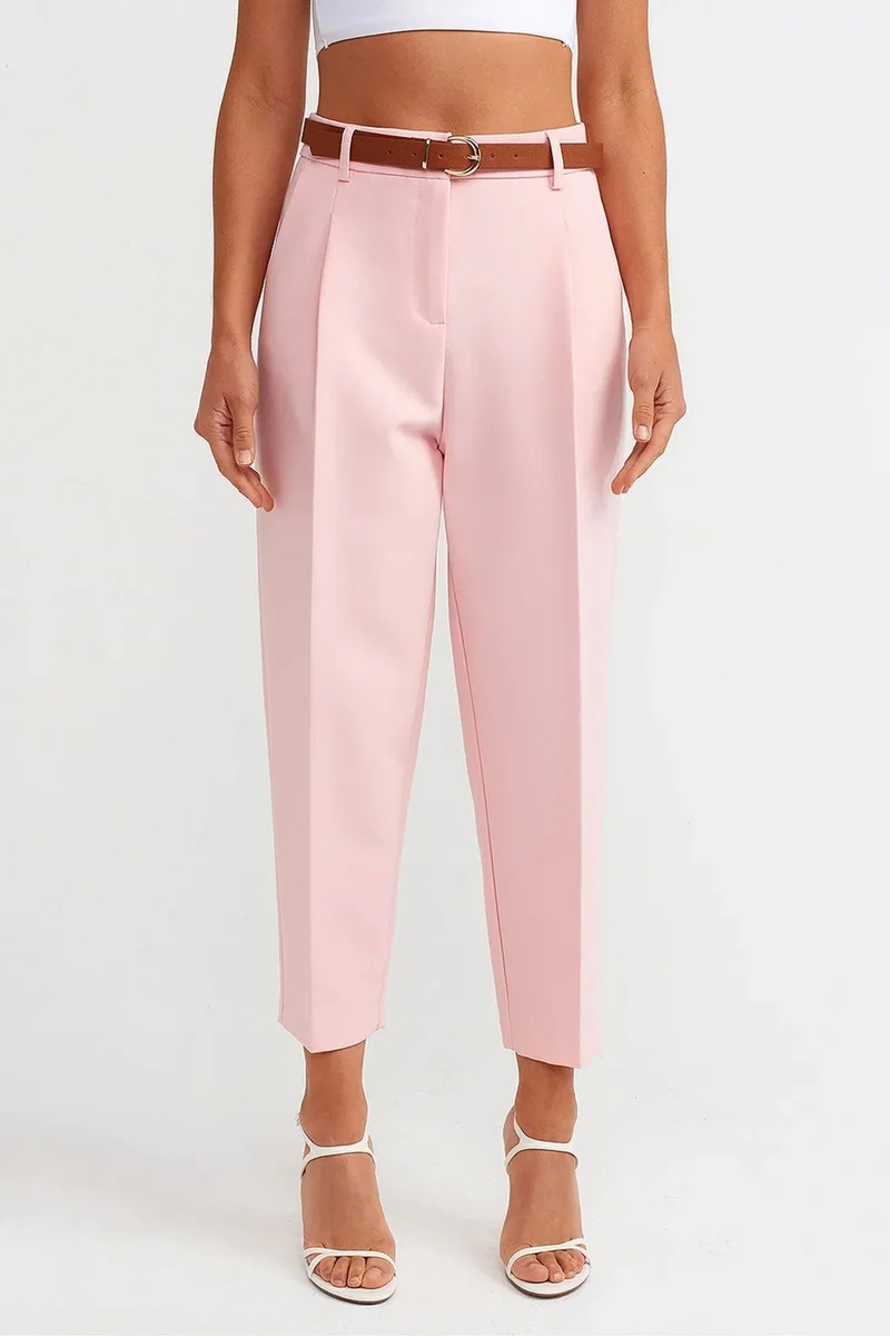 Dilvin Blush Pink DILVIN Women’s Straight-Leg Pants for Women | Best Price UAE