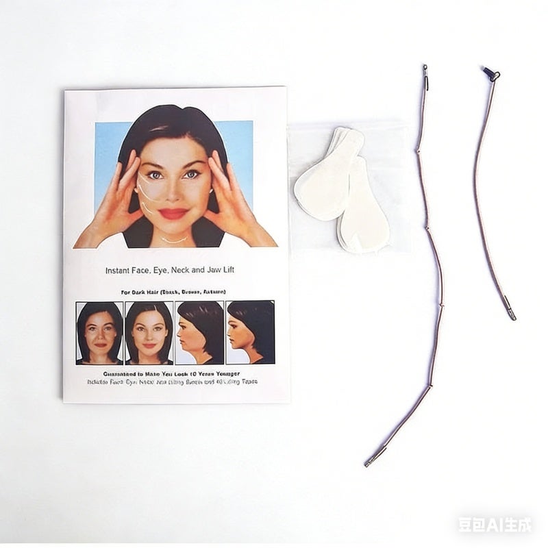 Face Lift Tape: White - Invisible Facial Tape for Instant Skin Lifting - Image 1