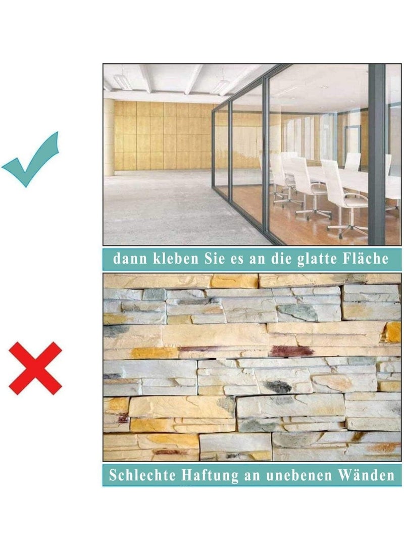 ورق لوح أبيض مغناطيسي، مقاس ٦٠ × ٩٠ سم، صفائح ألواح قابلة للمسح الجاف ذاتية اللصق للتركيب الذاتي، فيلم لوح أبيض يلصق على الحائط للمكتب والمنزل والمدرسة - Image 3