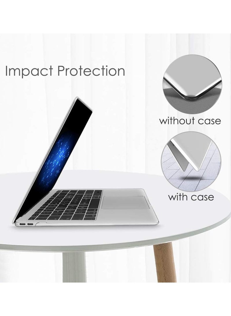 Crystal Clear Casefor MacBook Air 13 Inch 2020/2019/2018 ReleaseA M1/A1932/A2179/A2337 - Protective Snap On Hard Shell Cover for New MacBook Air 13 Retina Display with Touch ID, Crystal Clear - pzsku/Z45C2F3AF753CC53F7425Z/45/_/1713514712/cd28b96e-5405-47c8-9066-5b221dd0d49c