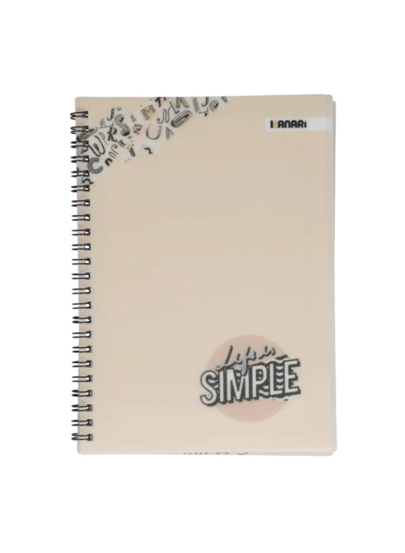 Kanari 3-Piece 60-Sheet Wired English Notebook Multicolor 90005-0006 - Image 2