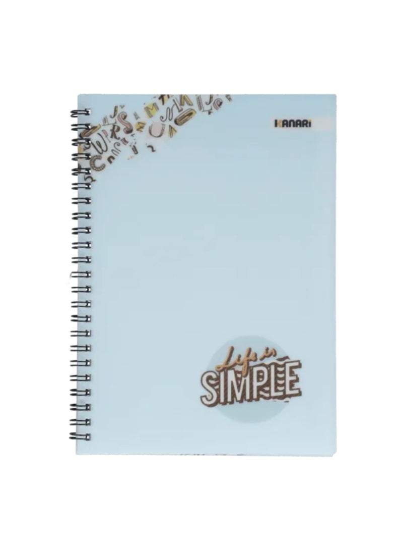 Kanari 3-Piece 60-Sheet Wired English Notebook Multicolor 90005-0006 - Image 1