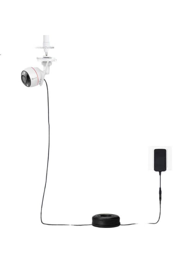 Trendsetter Power Extension Cable For Hikvision, Dahua, Tp-Link, And Xiaomi Cameras, 10 Meters, 12V, Outdoor Surveillance, Dc Male To Female 5521 Power Cord - Image 1