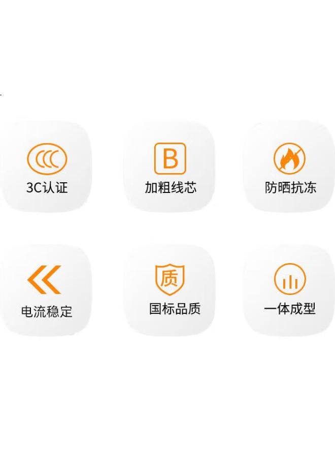 Trendsetter Power Extension Cable For Hikvision, Dahua, Tp-Link, And Xiaomi Cameras, 10 Meters, 12V, Outdoor Surveillance, Dc Male To Female 5521 Power Cord - Image 2