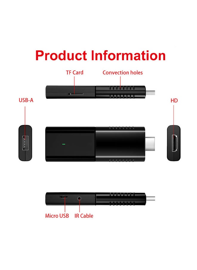 ماركة غير محددة - رسيفر جهاز بث TV Stick 4K مع جهاز التحكم عن بعد شاهد و اليوتيوب و نتفلكس - Image 1
