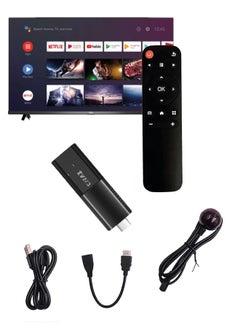 رسيفر جهاز بث TV Stick 4K مع جهاز التحكم عن بعد شاهد و اليوتيوب و نتفلكس