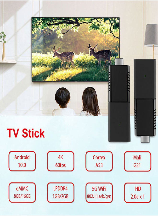 ماركة غير محددة - رسيفر جهاز بث TV Stick 4K مع جهاز التحكم عن بعد شاهد و اليوتيوب و نتفلكس - Image 1