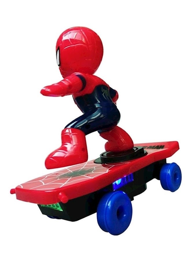 HALAMODO Spiderman Rotating Toy Car With Music  - Image 1