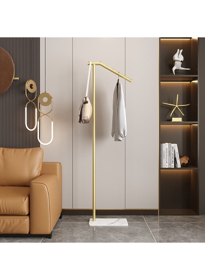 Y&D Metal Coat Rack Gold Coat Rack Freestanding  With Marble Base Floor-standing Coat Stand Floor Hanger 170CM - Image 1