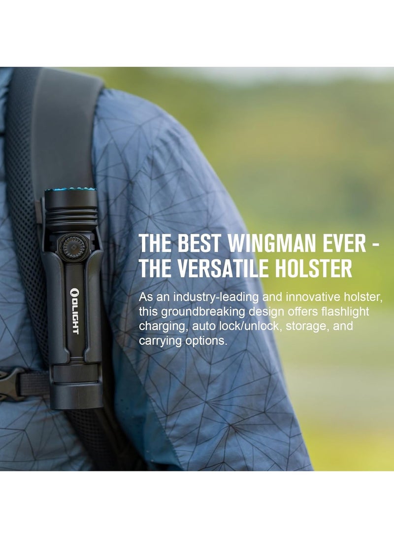 أولايت مصابيح قابلة لإعادة الشحن 4600 لومن ضوء ساطع عالي القوة مع حافظة USB C مقاومة للماء IPX8 للطوارئ والتخييم والبحث - Image 3