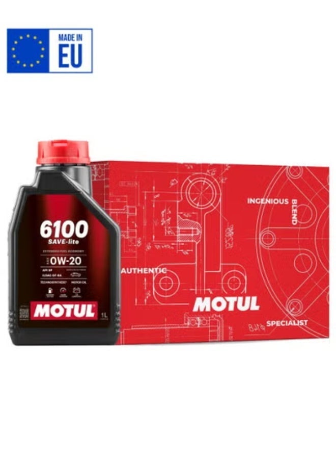 موتول زيت محرك 8100 ECO-CLEAN ‏0W20‏ ‏(12×1 لتر)‏